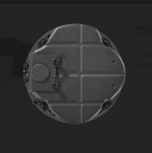 6 IN ENHANCED LIFE-SAFETY CEILING SPKR